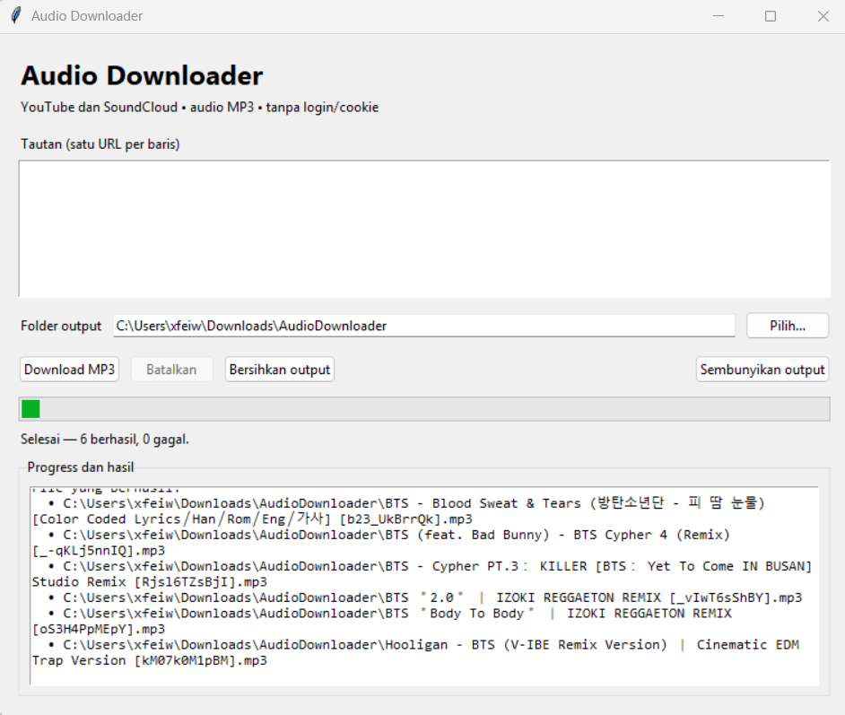 SECURE AUDIO DOWNLOADER — 2